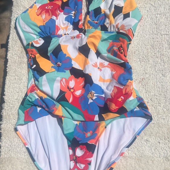 Anne Cole One Piece Womens Swimsuit Size 12 -  NEW - Picture 3 of 6